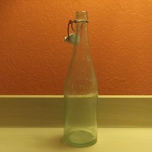 Vintage Embrossed Hamm St. Paul Clear Bottle